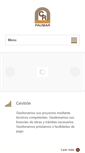 Mobile Screenshot of construccionespaumar.com